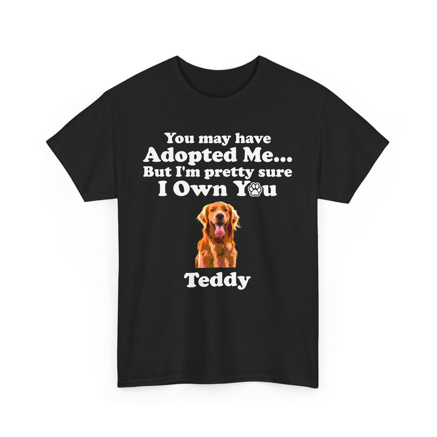 I'm Pretty Sure I Own You Customizable Pet T-Shirt