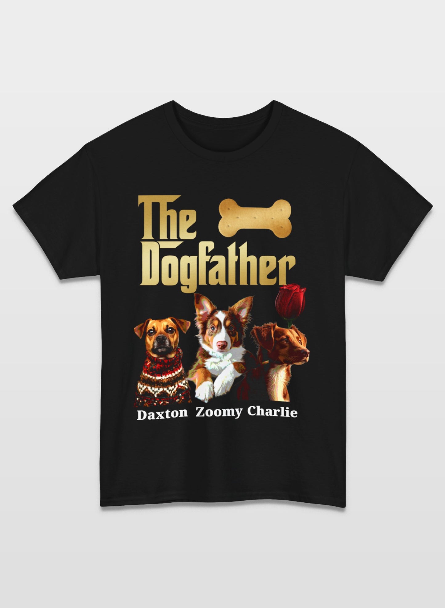 The DogFather Custom Pet Unisex T-Shirt