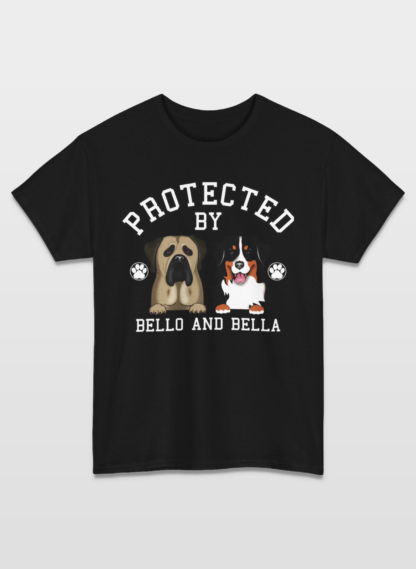 Protected By Pet Customizable Unisex Tee